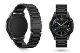 Stainless Steel Replacement Band for Samsung Gear S3 Strap-Black 20mm