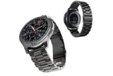 Stainless Steel Replacement Band for Samsung Gear S3 Strap-Black 22mm