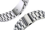 Stainless Steel Replacement Band for Samsung Gear S3 Strap-Silver 20mm