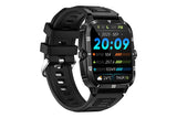 Waterproof Smartwatch for Men Android iOS Phones Smart Watch Fitness Tracker 1.96 Inch Heart Rate Sport Pedometer Sleep Digital Step Activity Monitor-Black Silver
