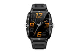 Waterproof Smartwatch for Men Android iOS Phones Smart Watch Fitness Tracker 1.96 Inch Heart Rate Sport Pedometer Sleep Digital Step Activity Monitor-Black Silver