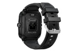 Waterproof Smartwatch for Men Android iOS Phones Smart Watch Fitness Tracker 1.96 Inch Heart Rate Sport Pedometer Sleep Digital Step Activity Monitor-Black Silver