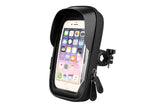 Waterproof Bike Phone Holder Fully Enclosed Touch Sensitive Phone Mount-Black In Australia - Darrahopens