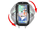 Waterproof Bike Phone Holder Fully Enclosed Touch Sensitive Phone Mount-Black In Australia - Darrahopens