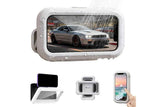 Waterproof Anti-Fog Rotating Shower Phone Holder for Bathroom-White In Australia - Darrahopens