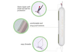 2-In-1 Needle Threader Seam Ripper Kit Thread Remover Sewing Ripper Tool-Light Grey