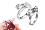 2Pcs Knitting Crochet Loop Ring for Fingers 2Pcs Knitting Yarn Guide Finger Holder-Style 2 In Australia - Darrahopens