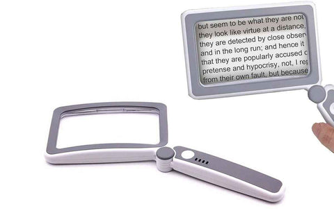 5x Magnifier Magnifying Glass With 10 LEDs Light Reading Gifts For Elderly For Book Christmas Birthday Gifts In Australia - Darrahopens
