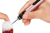 Electric Micro Engraver Pen DIY Engraving Tool Kit Cordless Portable Rechargeable Engraving Pen-Pink In Australia - Darrahopens