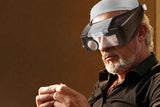 Head Mount Magnifying Glasses With LED Light For Jewelry Arts Crafts And Close Work-Gray In Australia - Darrahopens