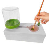 Paint Brush Rinser Running Water Cycle Paintbrush Paint Cleaning Tools for Acrylic Watercolor -Green In Australia - Darrahopens