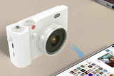 4K Digital Camera 64MP Vlogging Camera with 180-degree Flip Screen 16X Digital Zoom -White In Australia - Darrahopens