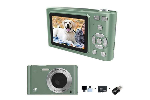 4K HD Digital Camera With 32G Memory Card-Green In Australia - Darrahopens