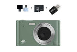 4K HD Digital Camera With 32G Memory Card-Green In Australia - Darrahopens