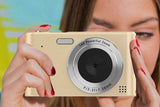 4K HD Digital Camera With 32G Memory Card-Gold In Australia - Darrahopens