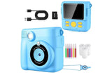 Instant Print Camera for Kids Zero Ink Print Photo Camera with 32G TF Card-Blue In Australia - Darrahopens