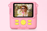Instant Print Camera for Kids Zero Ink Print Photo Camera with 32G TF Card-Pink