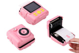 Instant Print Camera for Kids Zero Ink Print Photo Camera with 32G TF Card-Pink In Australia - Darrahopens
