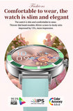 Bluetooth Smart Watch IP67 Waterproof Smartwatch with 100+Sports Modes-Gold