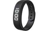 Digital Sports Watch Pedometer Vibrating Alarm Wristband - Black In Australia - Darrahopens