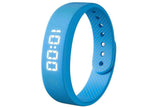 Digital Sports Watch Pedometer Vibrating Alarm Wristband - Blue In Australia - Darrahopens