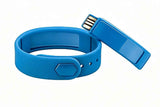 Digital Sports Watch Pedometer Vibrating Alarm Wristband - Blue In Australia - Darrahopens
