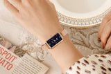 Smart Watch Women Fitness Tracker Sport Bracelet for Android iOS Phones-Gold