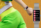 Smart Watch Women Fitness Tracker Sport Bracelet for Android iOS Phones-Silver