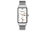 Smart Watch Women Fitness Tracker Sport Bracelet for Android iOS Phones-Silver