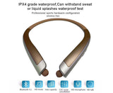 Bluetooth Headphone,Wireless Neckband Headset with Retractable Earbuds