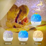 Rotating Star Projection Night Light 21 Films Bedroom Plug In Decorative Atmosphere Lamp