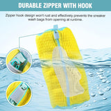 Laundry Bags 2 Pack Mesh Shoe Washing Bags with Hanging Hook Zipper Closure Yellow In Australia - Darrahopens
