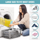 Laundry Bags 2 Pack Mesh Shoe Washing Bags with Hanging Hook Zipper Closure Yellow In Australia - Darrahopens