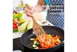 10-Piece Handcrafted Wooden Utensil Set, Heat Resistant Spoons for Non-Stick Cookware Kitchen