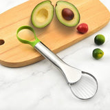 3-in-1 Stainless Steel Avocado Prep Tool, Slicer Pitter Scoop Fruit Gadget