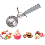 4 oz cream scoop with trigger cake batter measuring spoon Yellow In Australia - Darrahopens