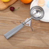 4 oz cream scoop with trigger cake batter measuring spoon Yellow In Australia - Darrahopens