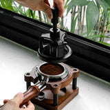 Coffee Stirrer 51mm Adjustable Depth Needle Distributor Stainless Steel Black