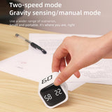 Cube Timer F4 Gravity Flip Rechargeable Countdown Clock LED Display White