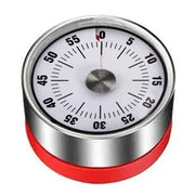 Stainless steel mechanical timer kitchen countdown timer portable mechanical timer red In Australia - Darrahopens