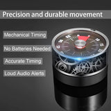 Stainless steel mechanical timer kitchen countdown timer portable mechanical timer red