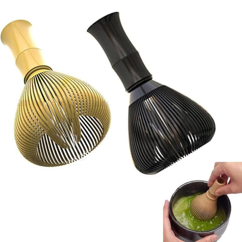 2Pcs Food Grade Silicone ABS Matcha Whisk With Holder Reusable Green Tea Making Accessory Set In Australia - Darrahopens