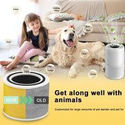Air Purifier Filter 2 Pack H13 HEPA Compatible with Core 300/300S Yellow
