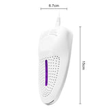Shoe Dryer USB Electric Boot Warmer Quick Dry Dehumidifying White