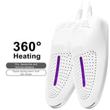Shoe Dryer USB Electric Boot Warmer Quick Dry Dehumidifying White