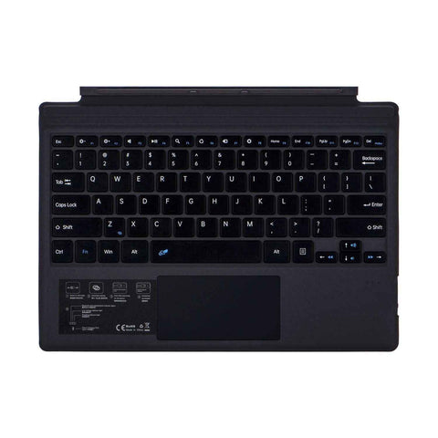Bluetooth Tablet Keyboard with Touchpad for Surface Pro 5 Pro 6 Pro 7 Pro 7 Plus 12.3 Inch Black In Australia - Darrahopens