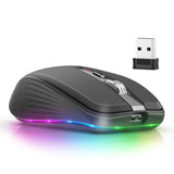 2.4G+BT5.1 Dual-mode Wireless Gaming M,Ergonomic Design 4-gear Adjustable DPI(Pink)
