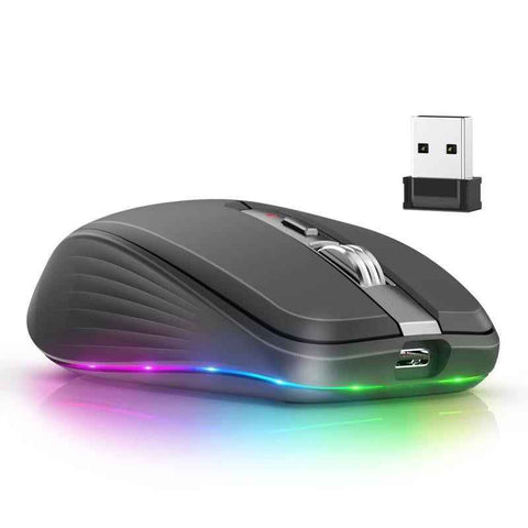 2.4G+BT5.1 Dual-mode Wireless Gaming M,Ergonomic Design 4-gear Adjustable DPI(Black) In Australia - Darrahopens