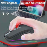 2.4G+BT5.1 Dual-mode Wireless Gaming M,Ergonomic Design 4-gear Adjustable DPI(Black) In Australia - Darrahopens