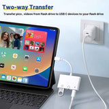3-in-1 USB-C Adapter Fast Charging Lightning & 3.5mm Audio Port Multi Function Converter In Australia - Darrahopens